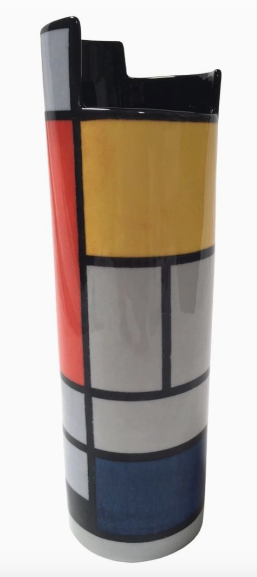 Mondrian Color Planes Vase