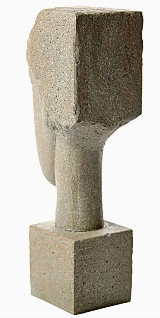 Modigliani Cubic Head Sculpture