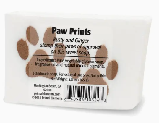 Paw Prints Soap