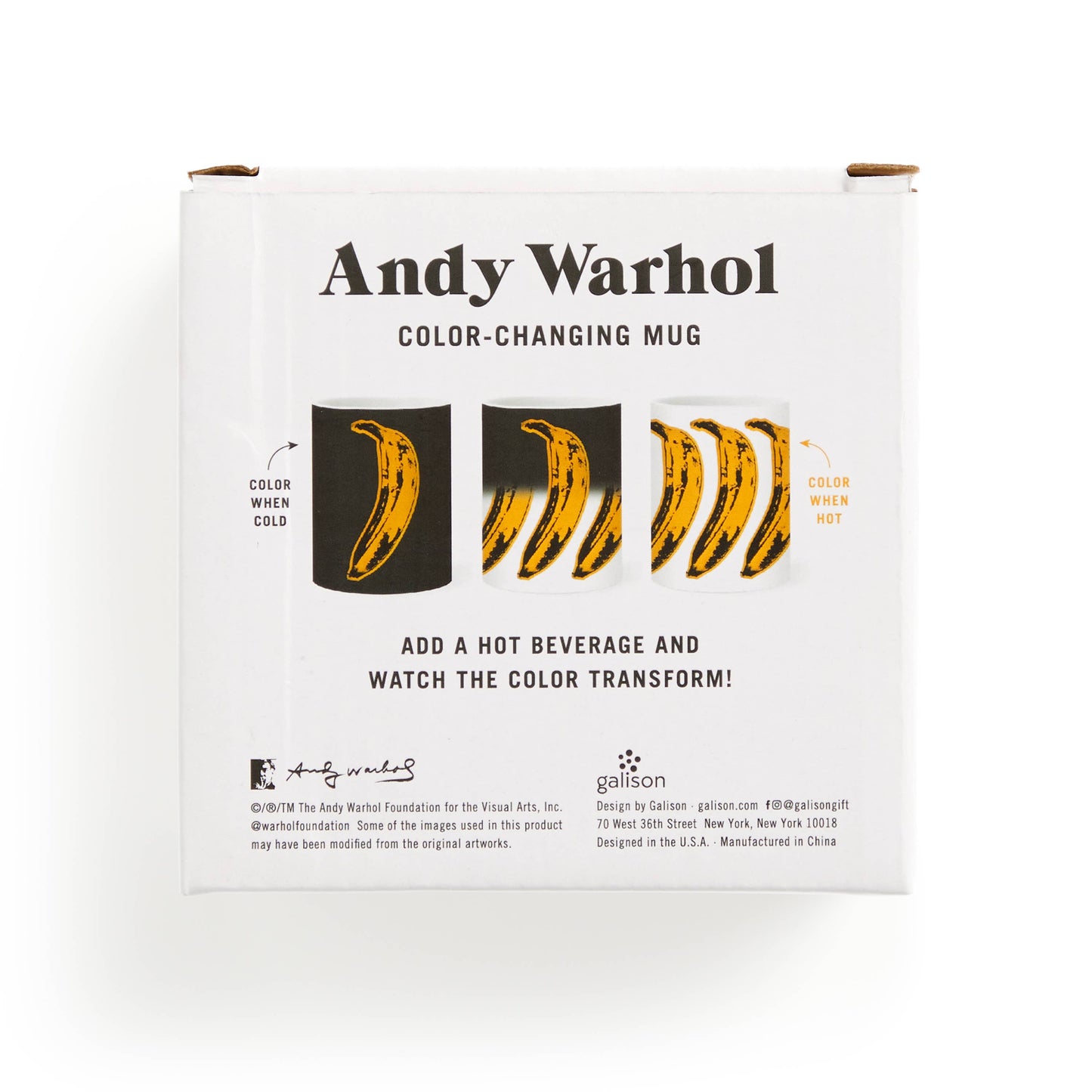 Warhol Banana Color Changing Ceramic Mug