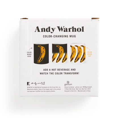 Warhol Banana Color Changing Ceramic Mug