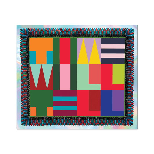 TIME WILL TELL Sticker - Jeffrey Gibson