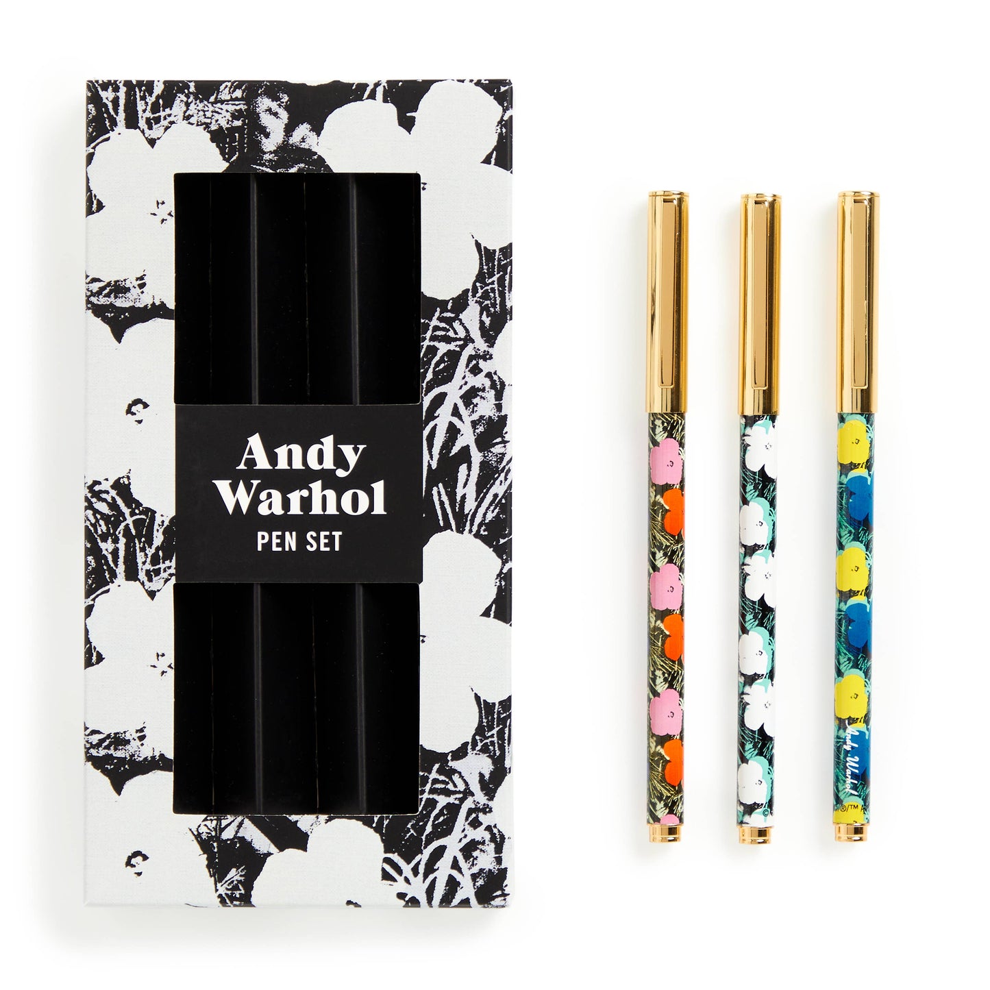 Warhol Flowers Everyday Pen Set