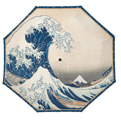 Great Wave Folding Travel Umbrella