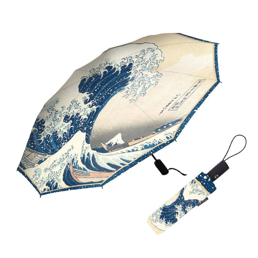 Great Wave Folding Travel Umbrella