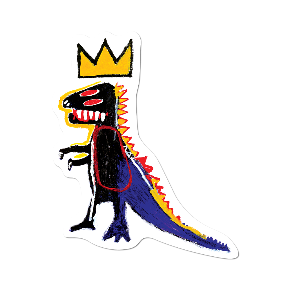 Pez Dispenser Sticker - Basquiat