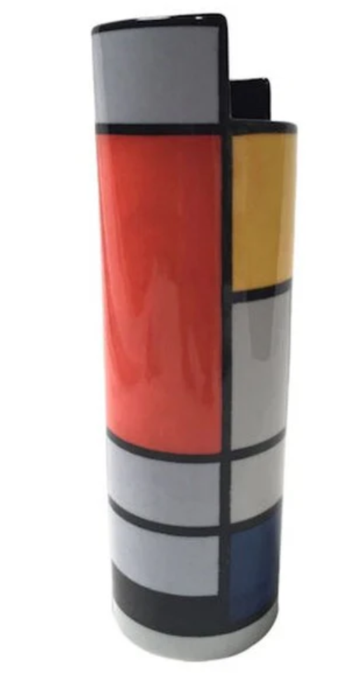 Mondrian Color Planes Vase