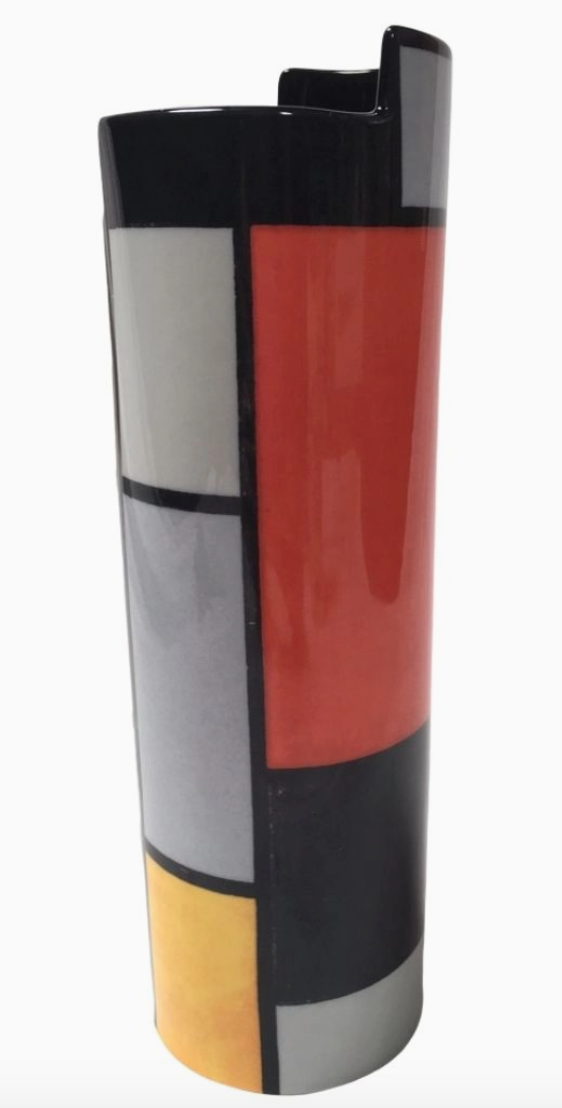 Mondrian Color Planes Vase