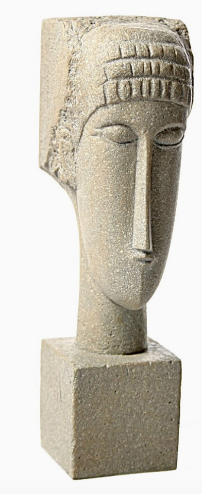 Modigliani Cubic Head Sculpture