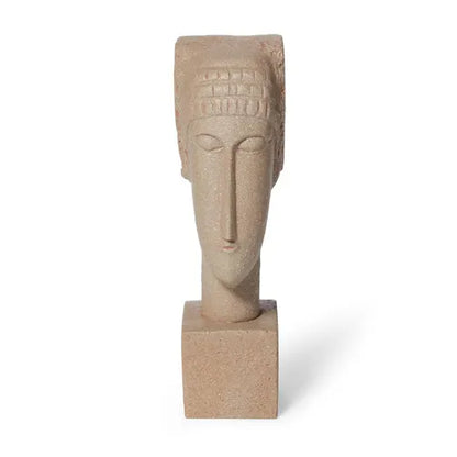 Modigliani Cubic Head Sculpture