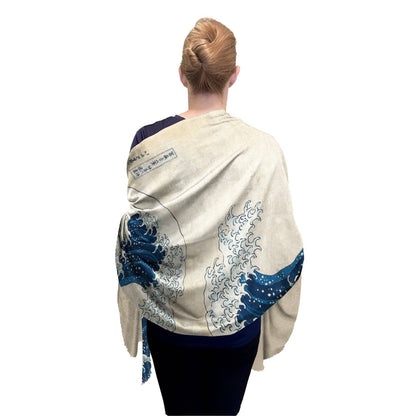 Great Wave Silk Shawl