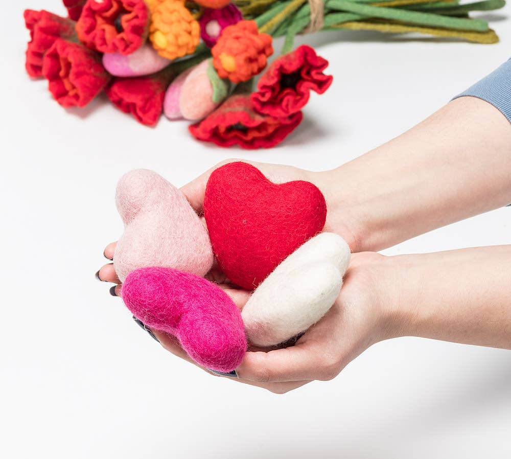 Puffy Felt Heart