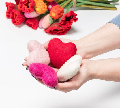 Puffy Felt Heart