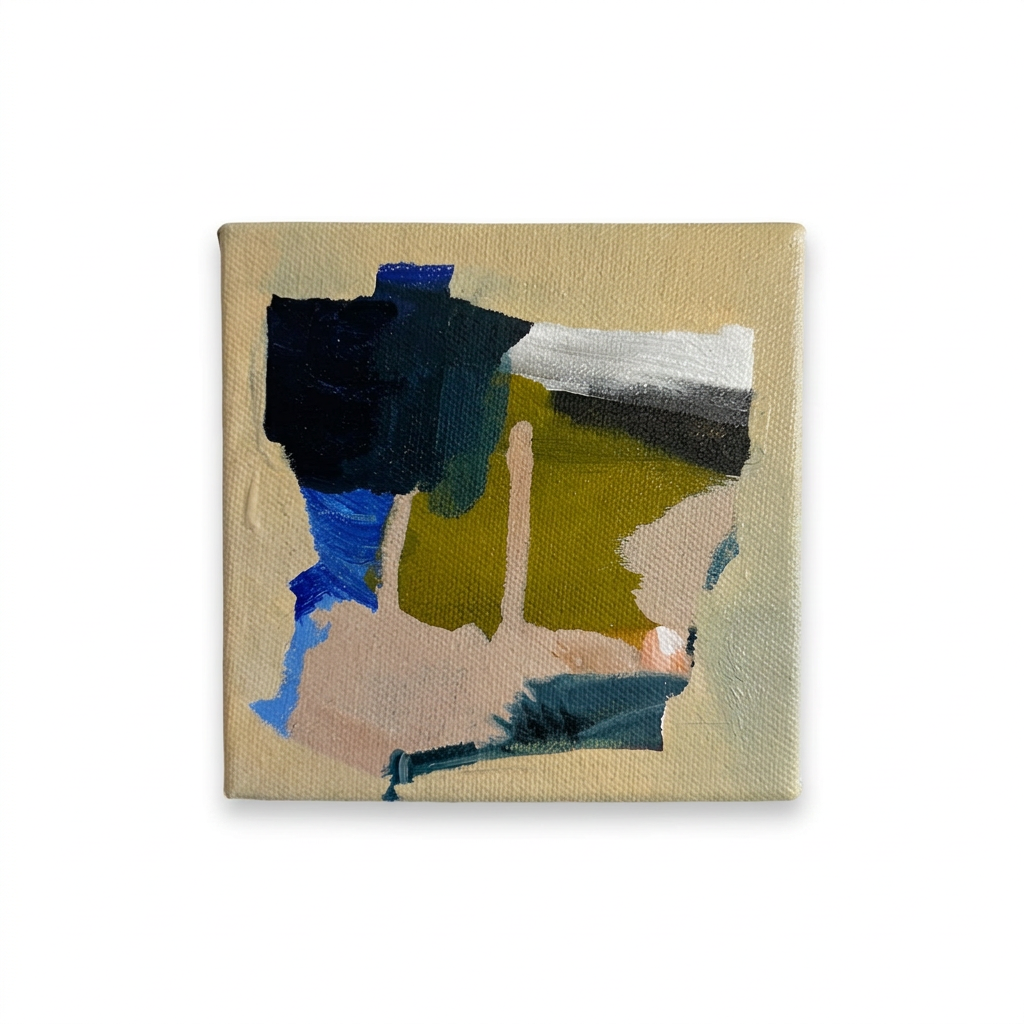 Fourth painting on white