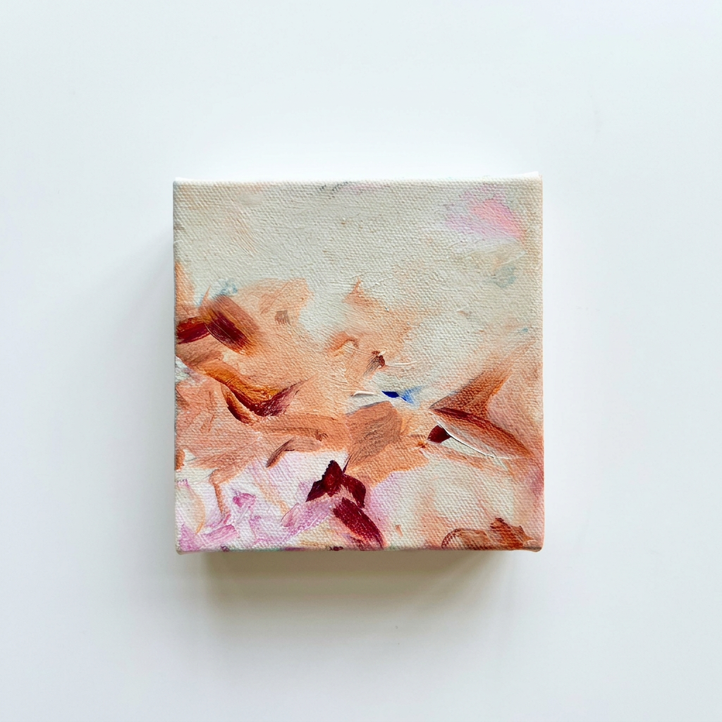 Painting on a white background